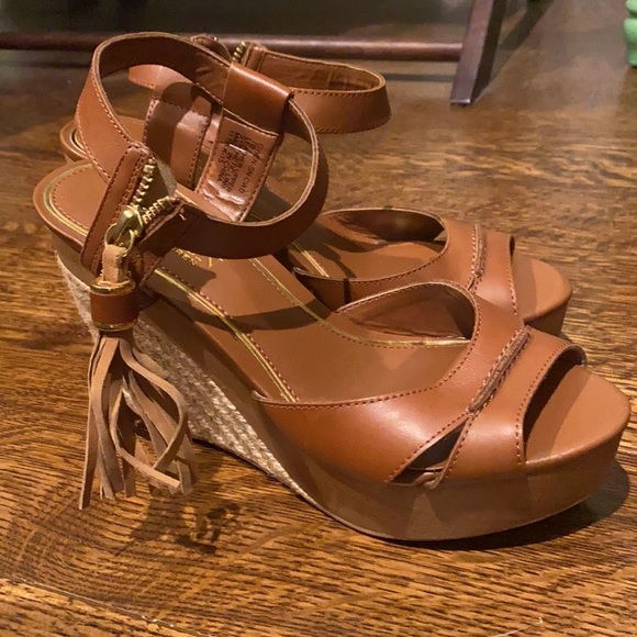 Lauren by Ralph Lauren open toed wedge size 7 - Picture 5 of 5
